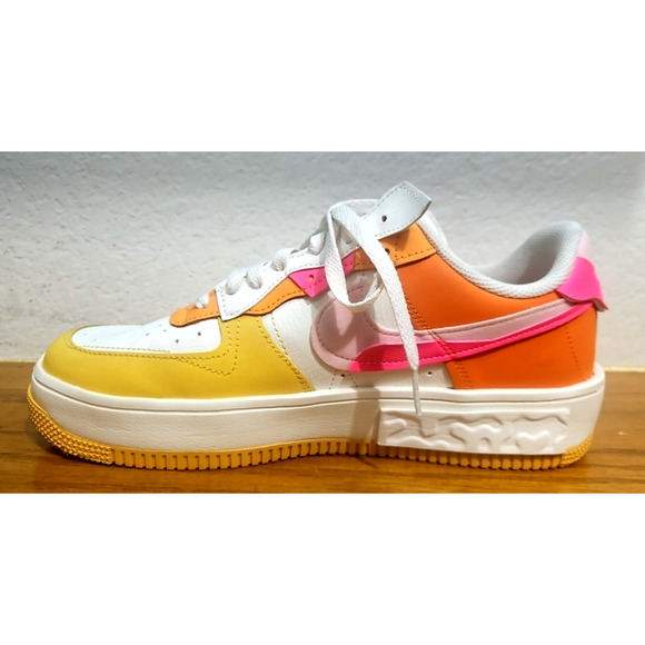 Nike Air Force 1 Fontanka Summit White/Hyper Pink/Solar Flare Men size 11.5 W 13 - Picture 5 of 7